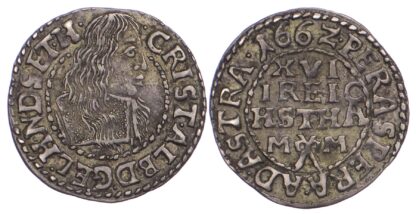Germany, SCHLESWIG - HOLSTEIN - GOTTORP, Christian Albrecht, 1/16 Reichstaler, 1662