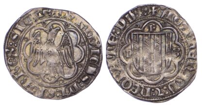 Italy, Sicily, Federico IV (il Semplice), Silver Pierreale (1355-1377)