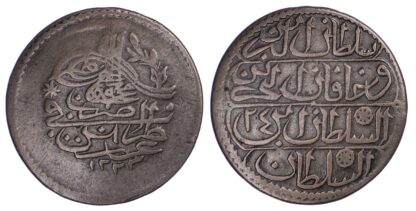 Ottoman Empire, Libya, Mahmud II (AH 1223-55/1808-39 AD), Billon 40 Para