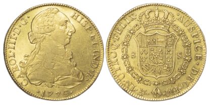 Mexico, Carlos III (1759-1788), gold 8 Escudo, 1776