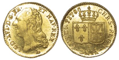 France, Louis XVI, Louis d'Or, 1786