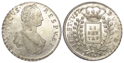 Croatia, Republic of Ragusa (Dubrovnik), silver 2 Ducats, 1794