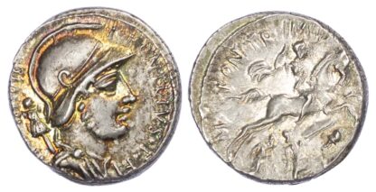 P. Fonteius, Silver Denarius