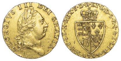 George III (1760-1820), Guinea,1787, Fifth head
