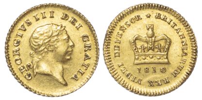 George III (1760-1820), 1810, Third Guinea, Second head