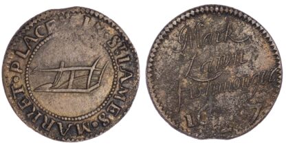 London, St. James’s Market, (Waterloo Place). Mark Lawn Bronze Halfpenny 1667