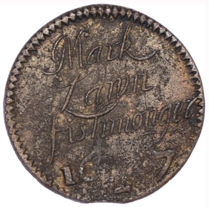 London, St. James’s Market, (Waterloo Place). Mark Lawn Bronze Halfpenny 1667