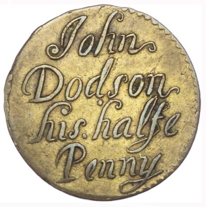 London, St John Street (Clerkenwell), John Dodson, AE Halfpenny, 1667