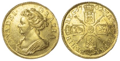 Anne (1702-1714), Pre-Union, Guinea, 1702