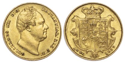William IV (1830-1837), Sovereign, 1837