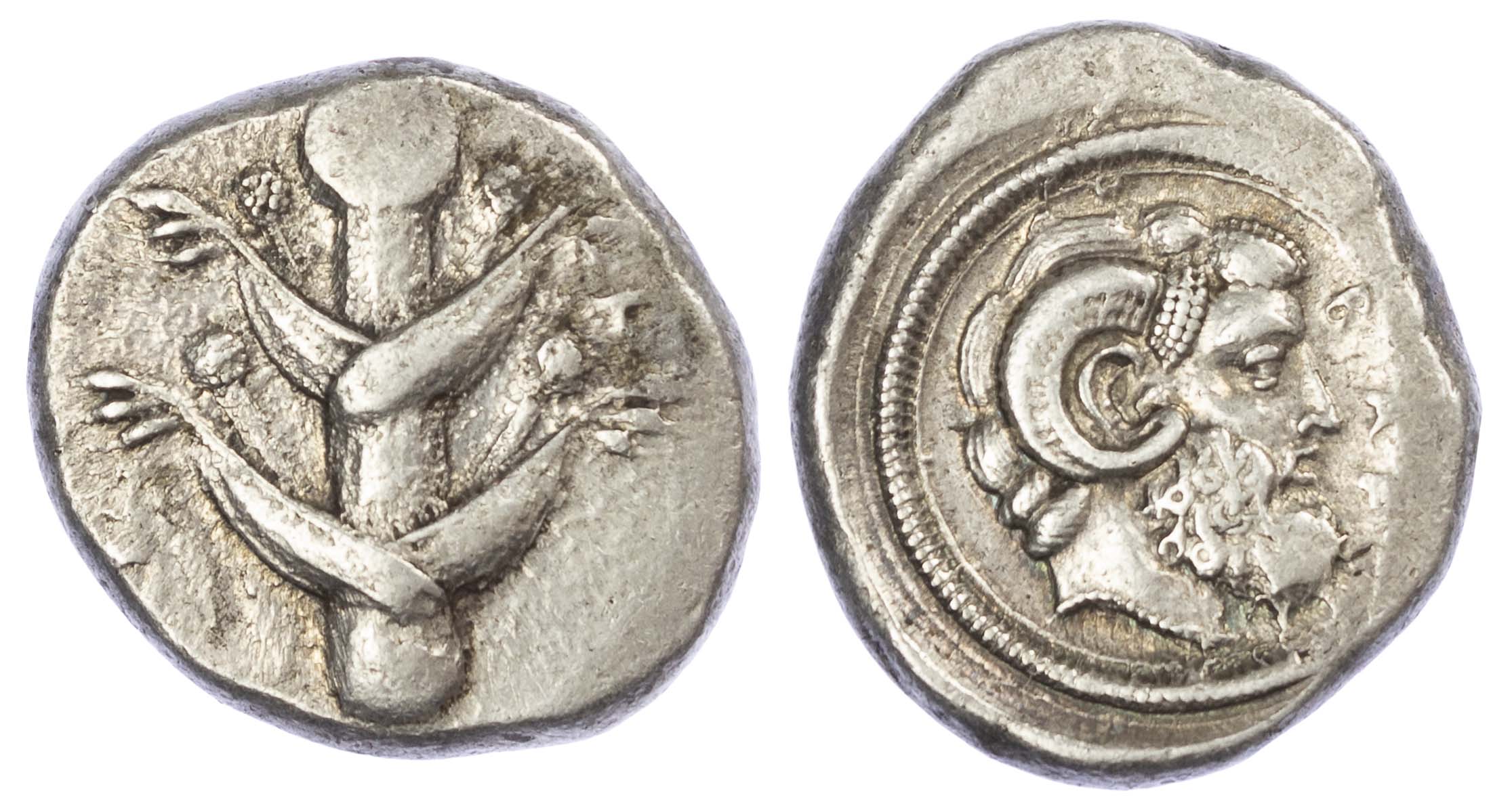 Barce, Silver Tetradrachm