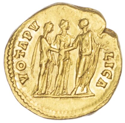 Marcus Aurelius Caesar, Gold Aureus
