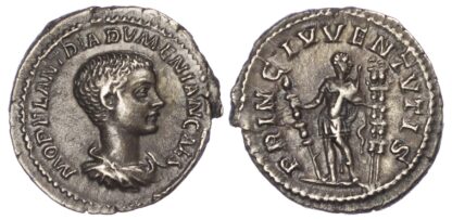 Diadumenian, Silver Denarius