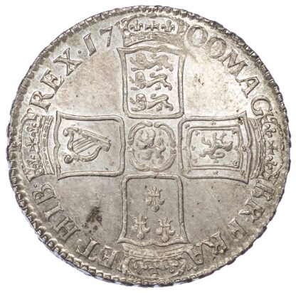 William III (1694-1702), Halfcrown, 1700, Dvodecimo