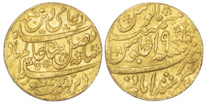India, E.I.C., Bengal Presidency, Murshidabad (1793-1818), gold Mohur