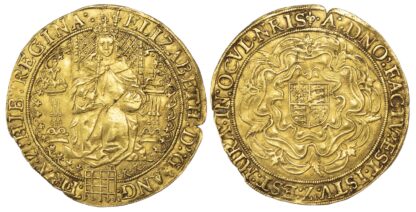 Elizabeth I (1558-1603), fine Gold Sovereign, first issue, mm. lis