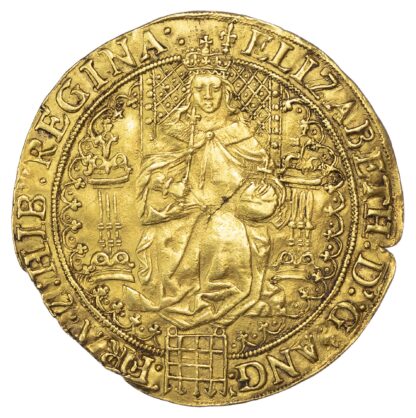 Elizabeth I (1558-1603), fine Gold Sovereign, first issue, mm. lis
