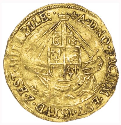 Elizabeth I (1558-1603), first issue, Angel, mintmark lis (1559-60)