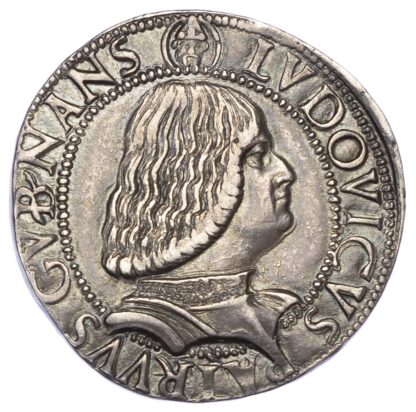 Italy, Milan, Gian Galeazzo Maria Sforza & Ludovico Maria Sforza (1476-94), silver Testone