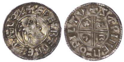 Aethelred II (978-1016), Penny, Crux type, Wilton Mint