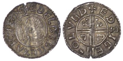 Aethelred II (978-1016), Penny, Small Crux type, London Mint
