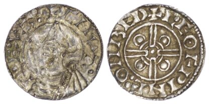 Canute (1016-35), Pointed helmet Penny, Bedford mint