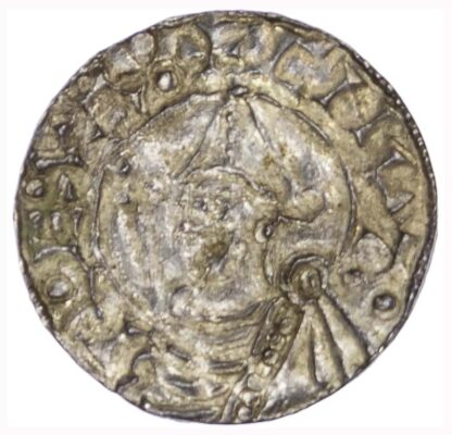 Canute (1016-35), Pointed helmet Penny, Bedford mint