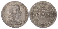 Charles II (1660-85), 1668/4 Halfcrown, third bust Charles II (1660-85), 1668/4 Halfcrown, third bust