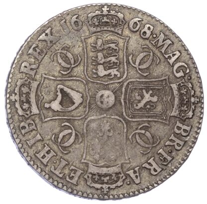 Charles II (1660-85), 1668/4 Halfcrown, third bust