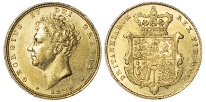 George IV (1820-30) 1829, Sovereign, Bare head