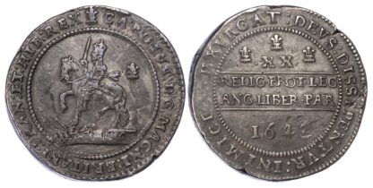 Charles I (1625-49) Pound, 1643, Oxford mint