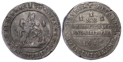 Charles I (1625-49) Pound, 1643, Oxford mint