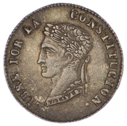Bolivia, Republic, silver 4 Soles, 1857