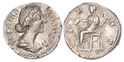 Faustina Junior, Silver Denarius