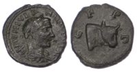 Philip I, Bronze Unit of Deltum