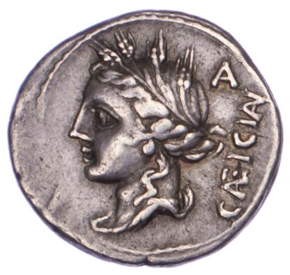L. Cassius Caecianus, Silver Denarius