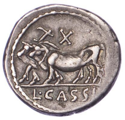 L. Cassius Caecianus, Silver Denarius