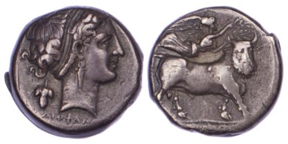 Campania, Neapolis, Silver Didrachm