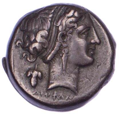 Campania, Neapolis, Silver Didrachm