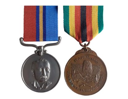 Rhodesia/Zimbabwe pair to Private F. Sibanda