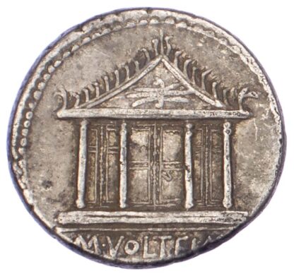 M. Volteius, Silver Denarius