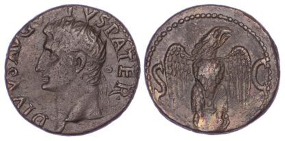 Augustus, Bronze Dupondius