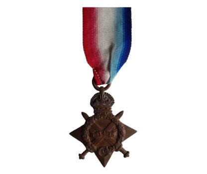 The 1914-15 Star awarded to Gunner Charles Ballard