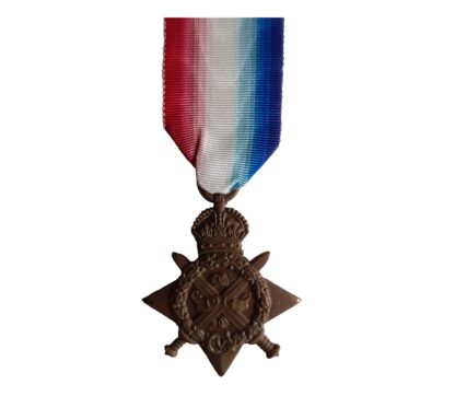 1914 Star awarded to Gunner Alexander Briggs