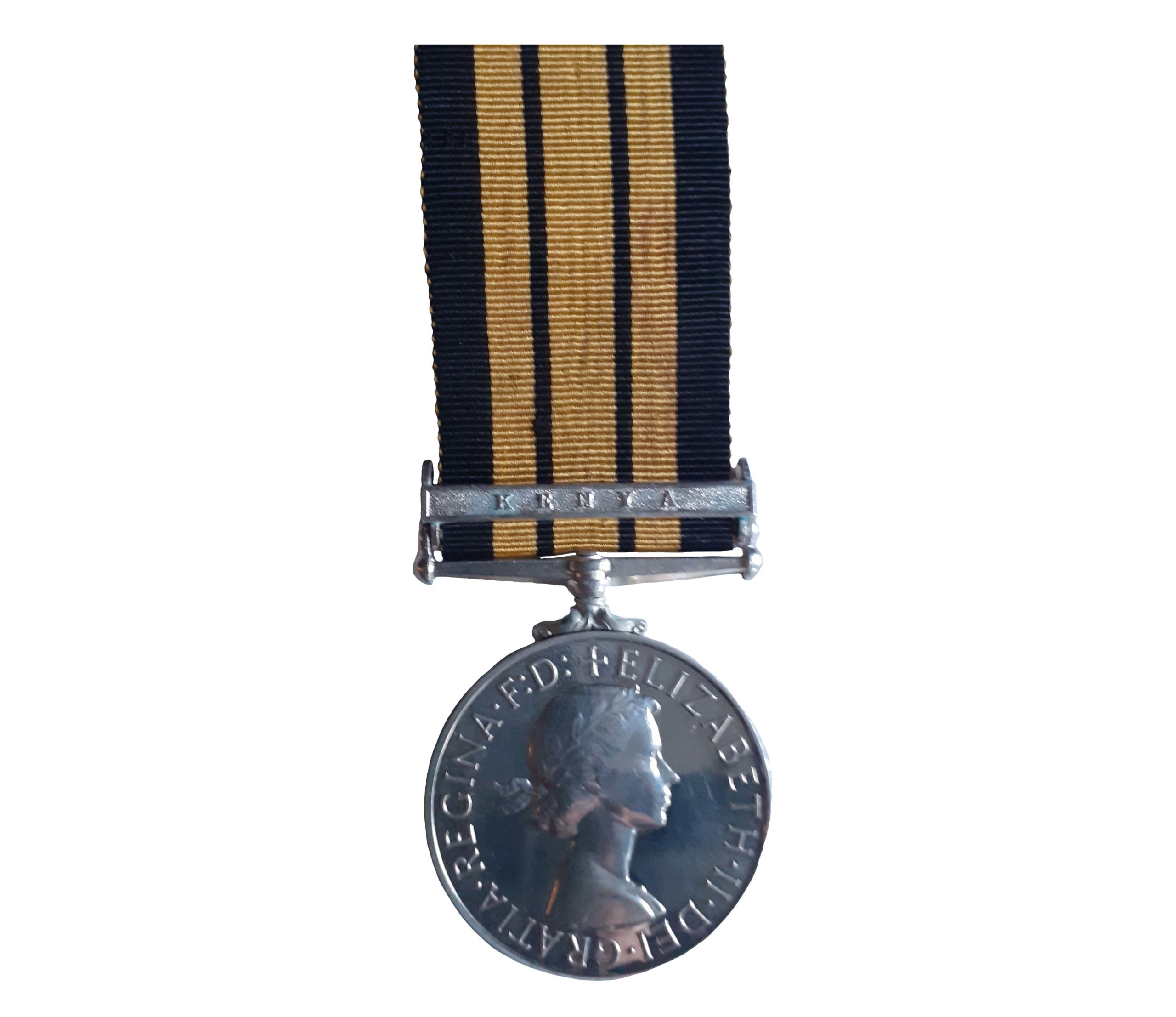 Africa General Service Medal, 1902-56, EiiR, one clasp, Kenya, to Reserve Police Constable Thomas Nthiwa