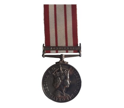 Naval General Service Medal, 1909-62, EiiR, one clasp, Near East, to Leading Cook D. C. Pierce