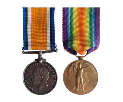 A 33rd Battalion London Regiment, late 16th Battalion County of London,(Queen's Westminster Rifles) Regiment Great War Pair to Private, later Corporal, Frank Henry Hoare