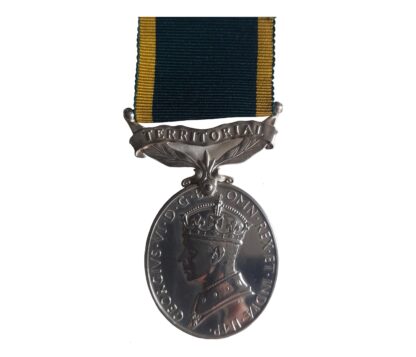 Efficiency Medal, GVIR, to Bombardier J. Brown