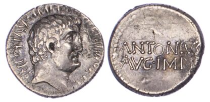 Mark Anthony, Silver Denarius