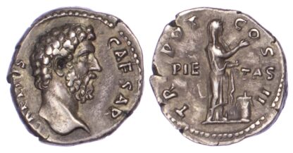 Aelius Caesar, Silver Denarius